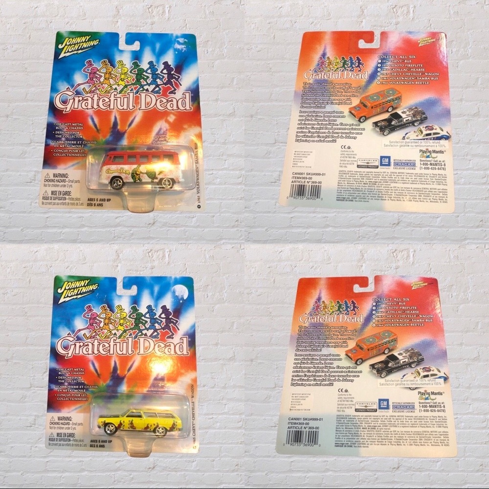 Grateful Dead Johnny Lightning Cars
